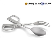 stainless Steel kitchen spatula scissor tongs