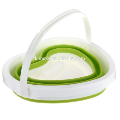 HOT SALE silicone folding bucket