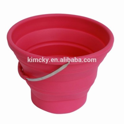 outdoor silicone buckets foldable