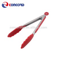 9.5" Food Safe Touch Home Kitchen Silicone Food Tongs Table Server Pastry Tongs for Christmas Gift